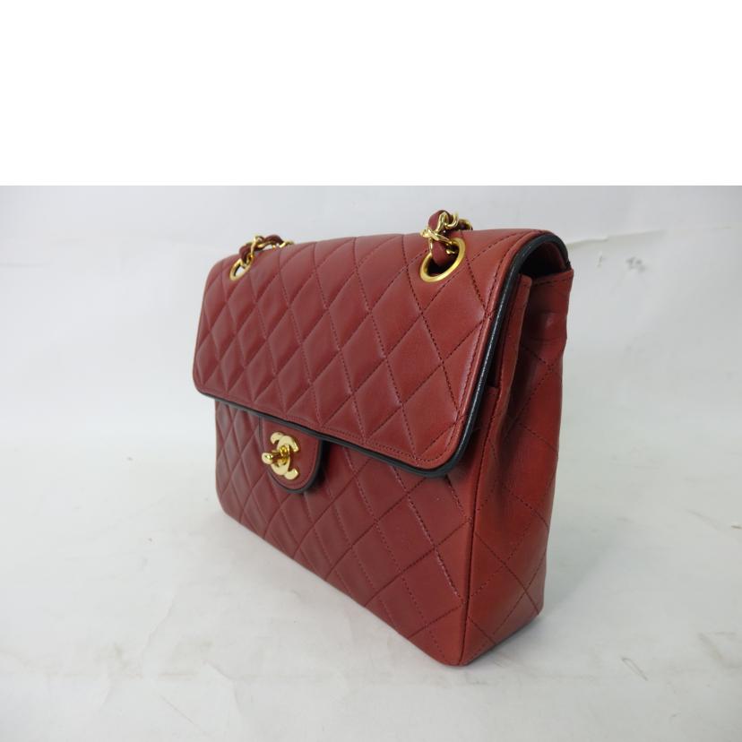 CHANEL シャネル/ココマークマトラッセショルダーバッグ/赤×黒/ゴールド金具//127****/ABランク/84