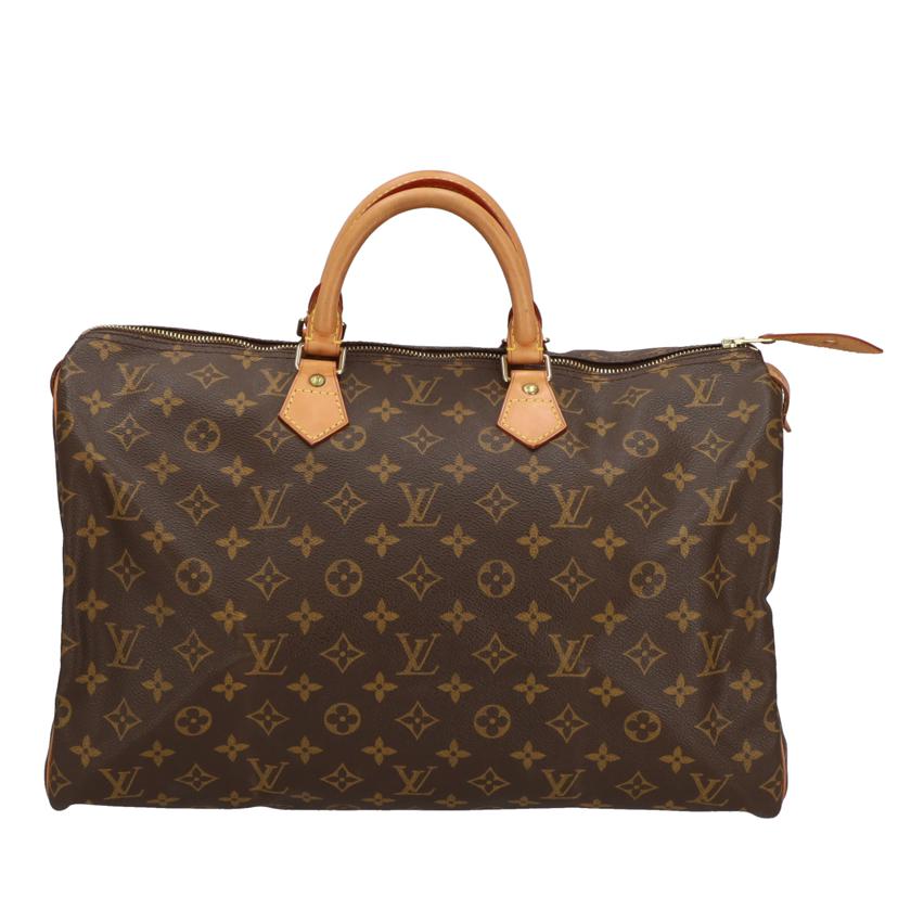 LOUIS VUITTON ルイヴィトン ルイ・ヴィトン ビトン ショルダーバッグ ハンドバッグ トートバッグ ブラウン メンズ レディース 定番 人気 LV 斜め掛け 肩がけ/旧型スピーディ40/モノグラム/M41522//SP0***/ABランク/06