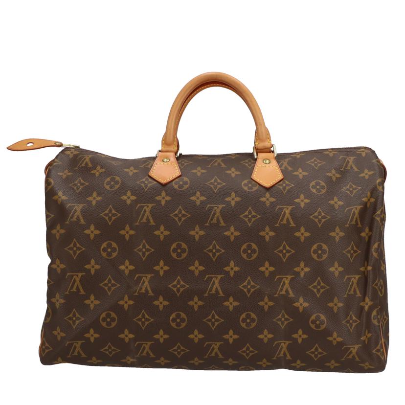 LOUIS VUITTON ルイヴィトン ルイ・ヴィトン ビトン ショルダーバッグ ハンドバッグ トートバッグ ブラウン メンズ レディース 定番 人気 LV 斜め掛け 肩がけ/旧型スピーディ40/モノグラム/M41522//SP0***/ABランク/06