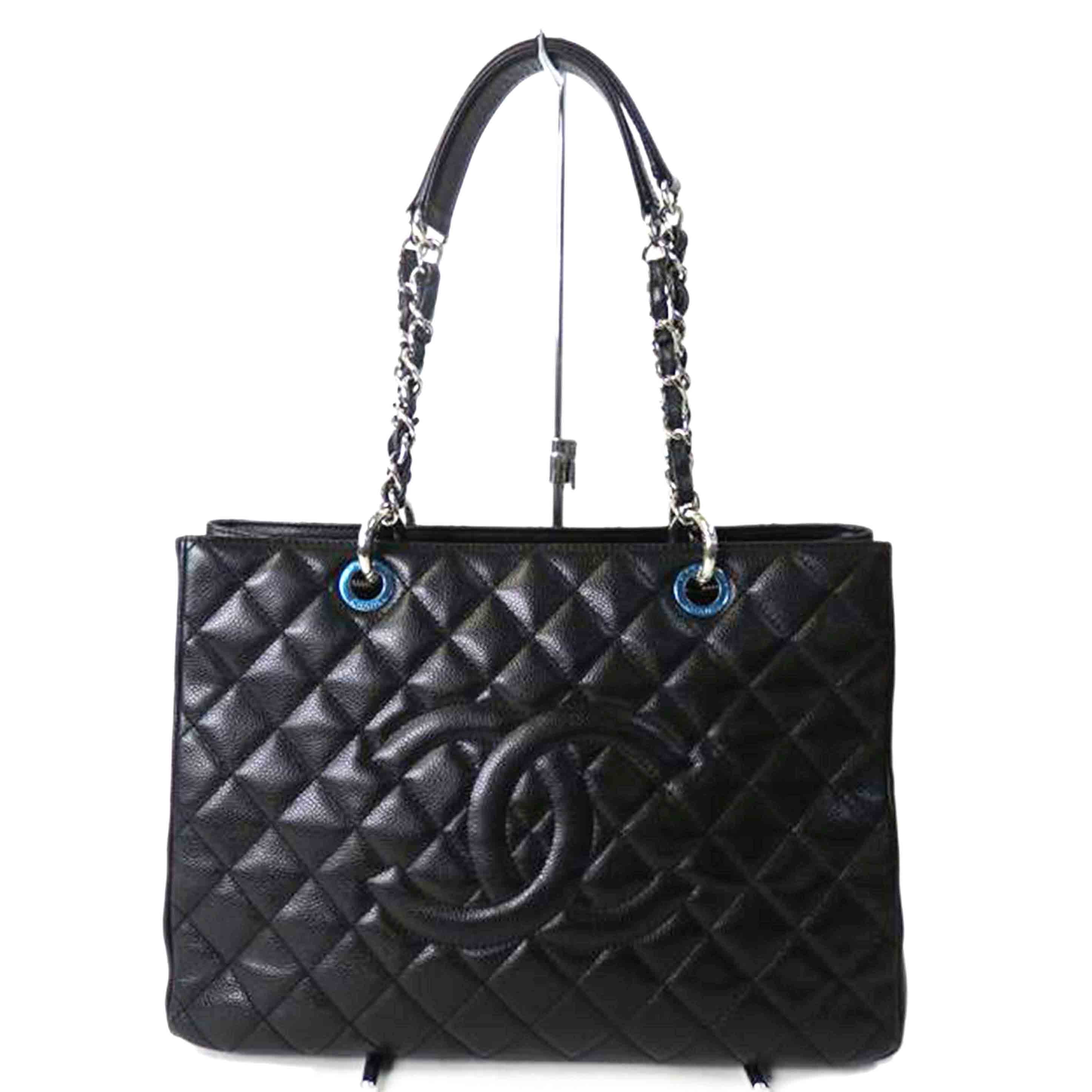 CHANEL シャネル/GSTトート/ココマーク/キャビアスキン/黒/シルバー金具/A50995//179*****/Aランク/84