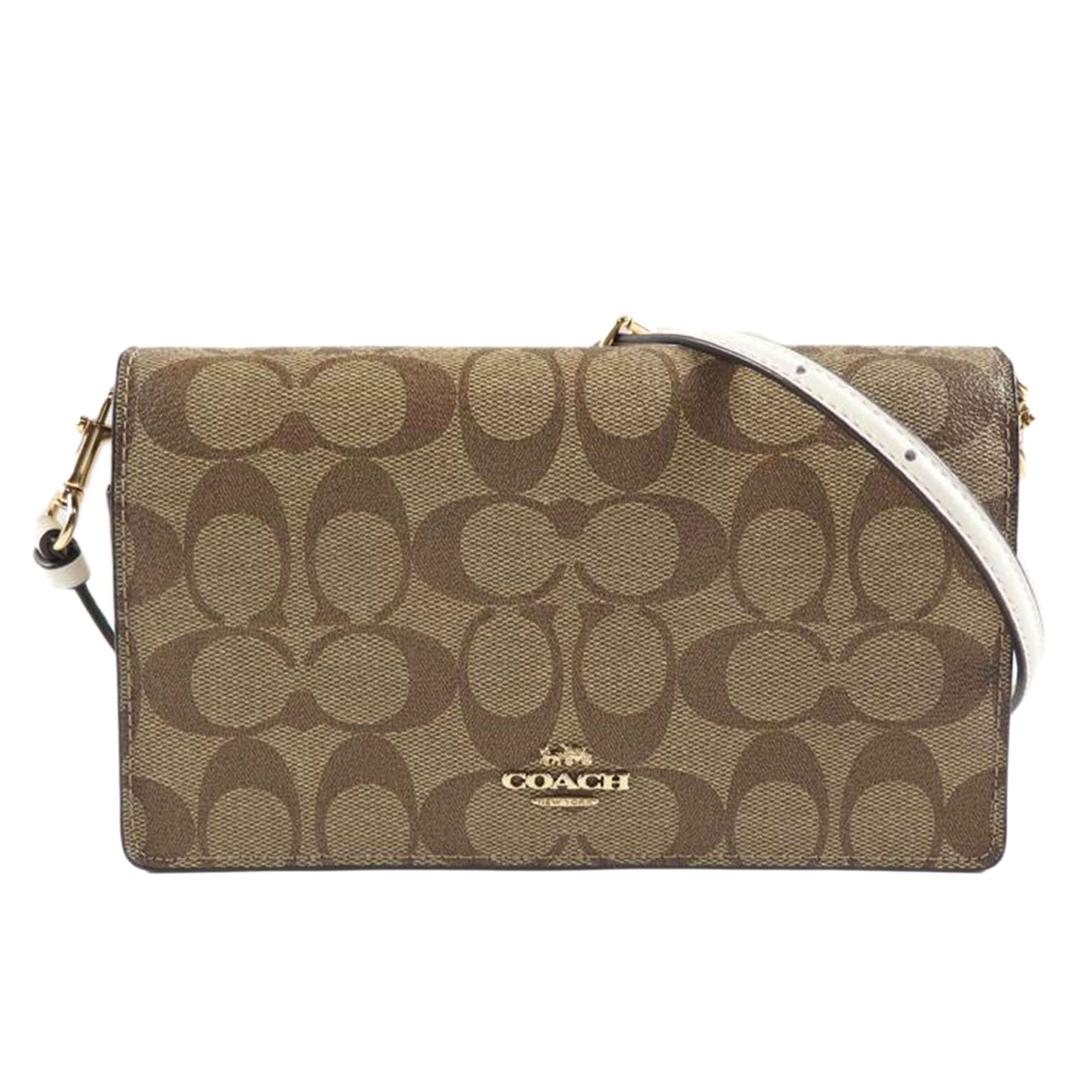 COACH コーチ/マルチショルダーB/シグネチャー/カーキx白/3036//ABランク/79