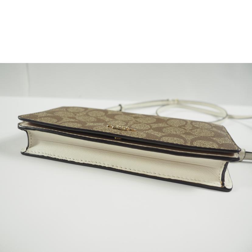 COACH コーチ/マルチショルダーB/シグネチャー/カーキx白/3036//ABランク/79