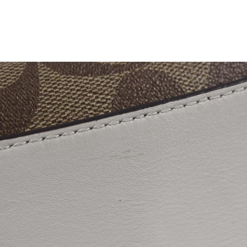 COACH コーチ/マルチショルダーB/シグネチャー/カーキx白/3036//ABランク/79