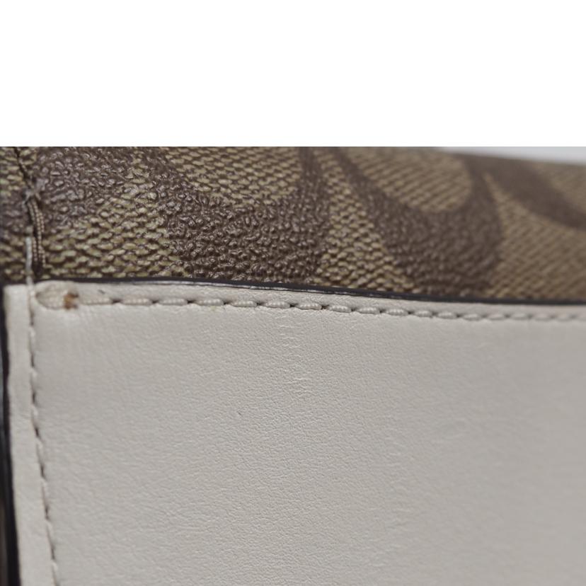 COACH コーチ/マルチショルダーB/シグネチャー/カーキx白/3036//ABランク/79