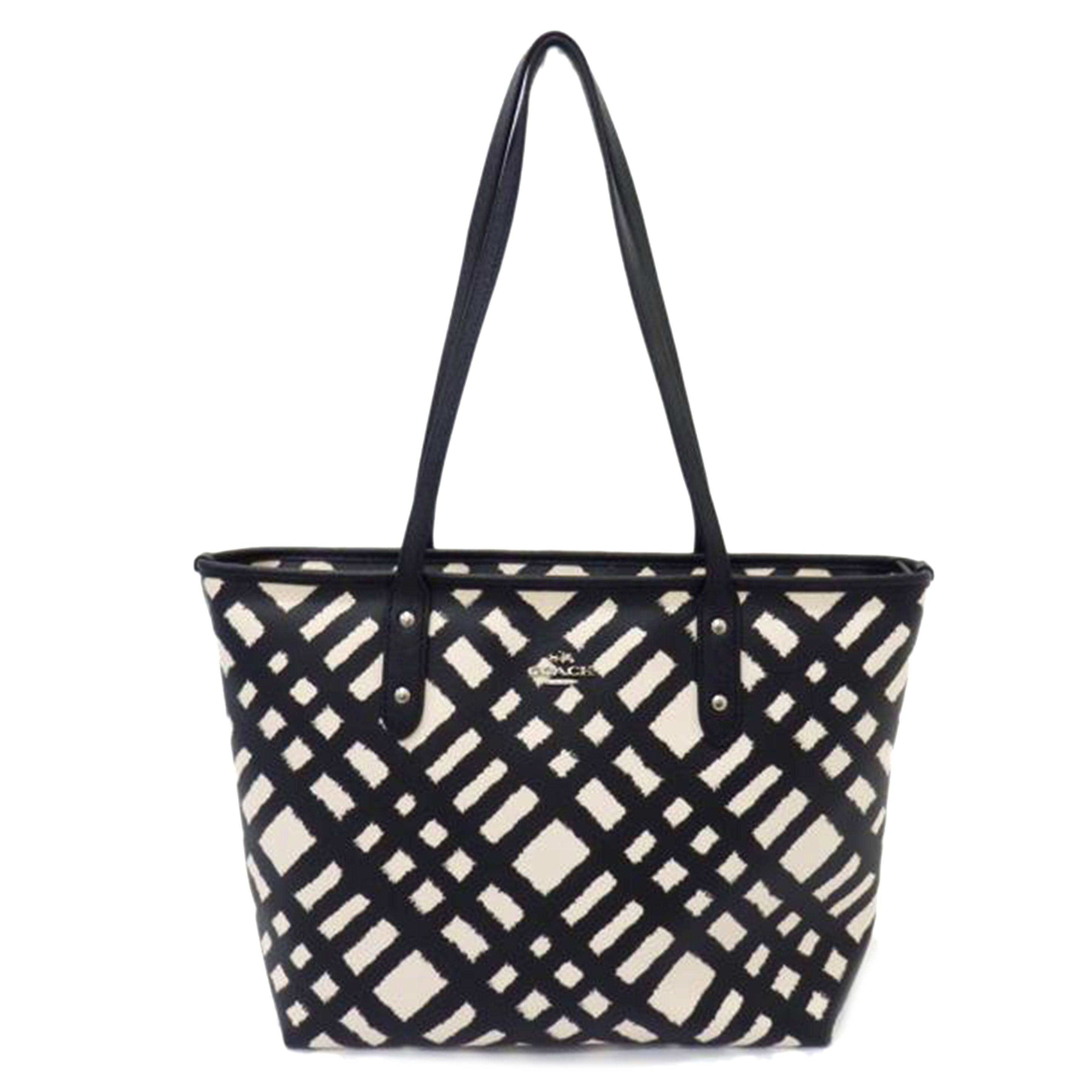 COACH コーチ/ワイルドプレイドトートバッグ/F22248//G1780/Aランク/88