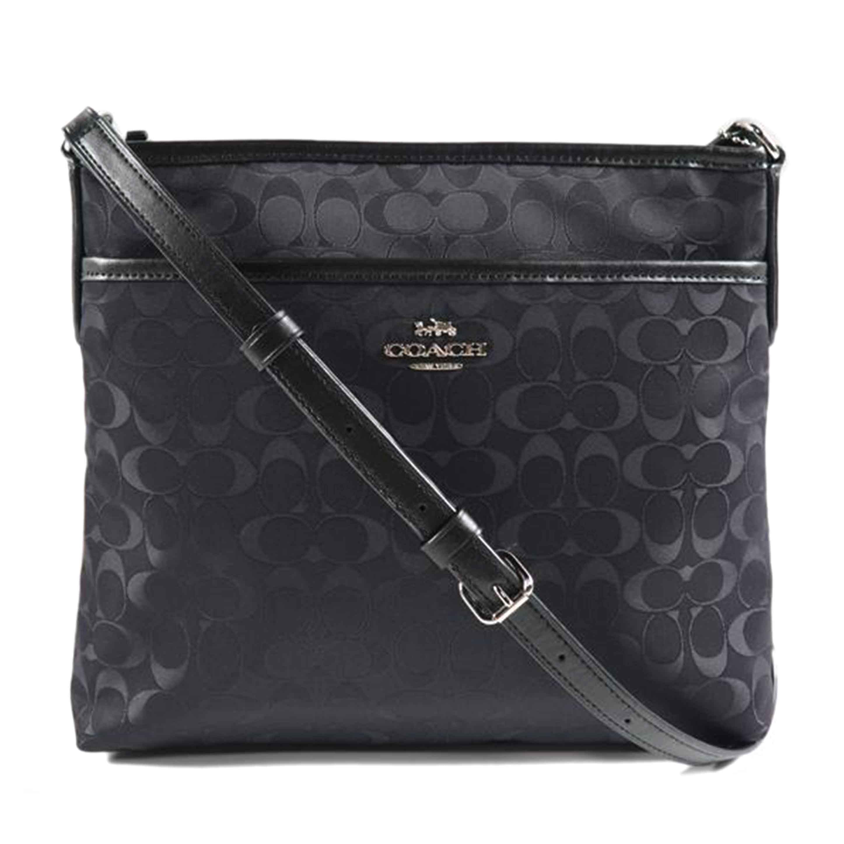 COACH コーチ/ショルダーバッグ/シグネチャー ファイルクロスボディ/黒/F73187//ABランク/79