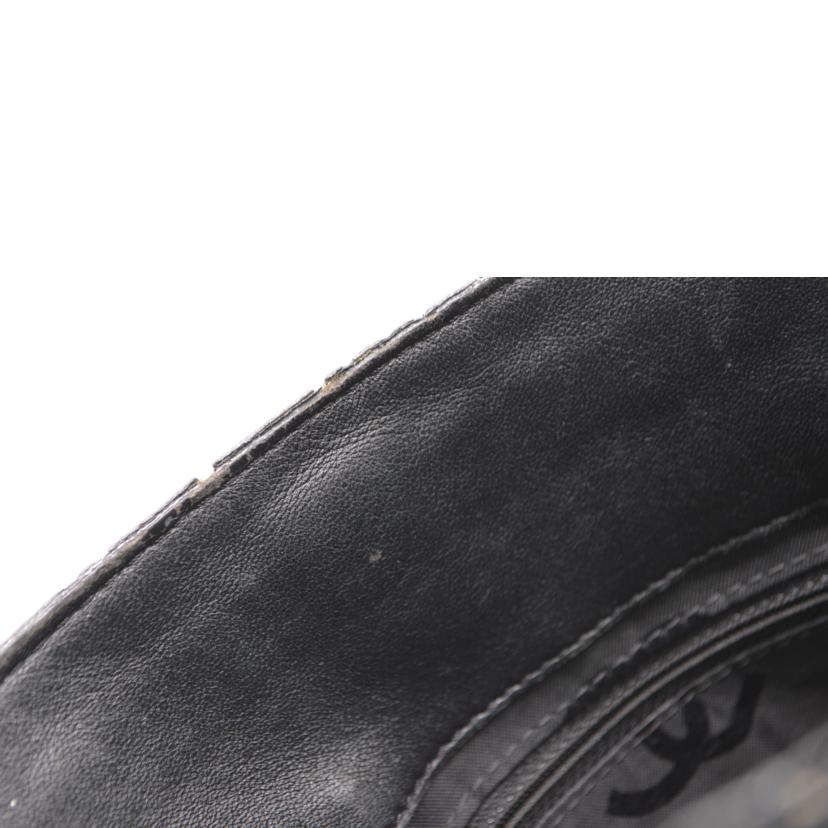 CHANEL シャネル/ココマークカメリアパンチングレザートート/ノワール//8237797/Bランク/89