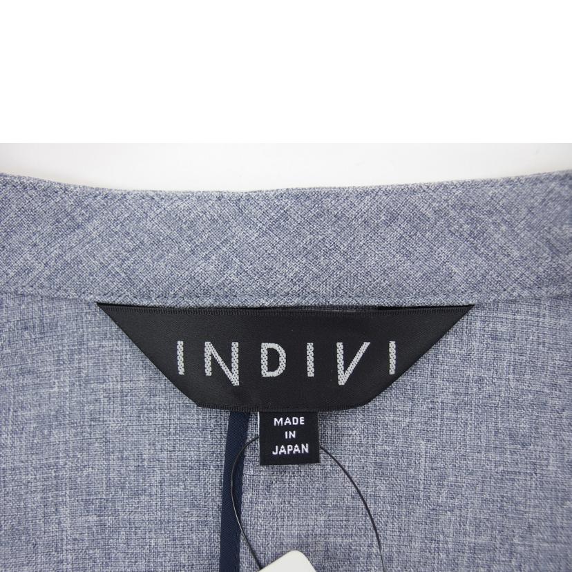 INDIVI インディヴィ/ノーカラージャケット/ライトグレー/127-42054//Aランク/04