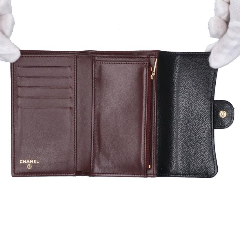 CHANEL シャネル/マトラッセ/キャビアスキン/三つ折り財布/AP0232//319*****/SAランク/01