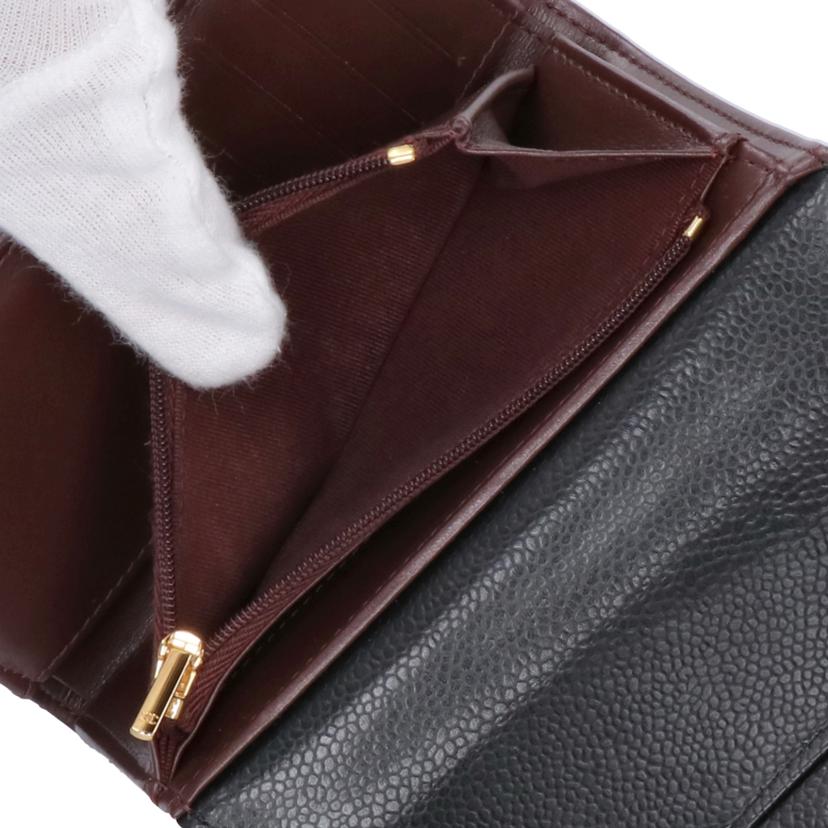 CHANEL シャネル/マトラッセ/キャビアスキン/三つ折り財布/AP0232//319*****/SAランク/01