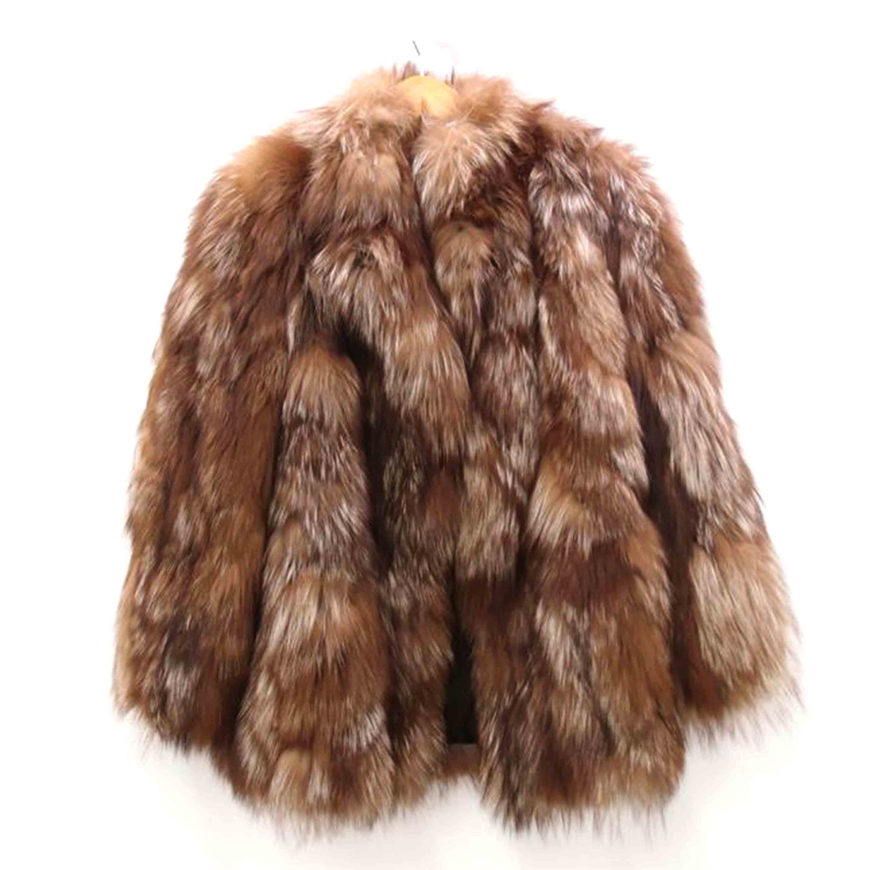 EMBA毛皮コート EMBA ♡ エンバ ウルフ 毛皮 リアルファー コート ロングコート