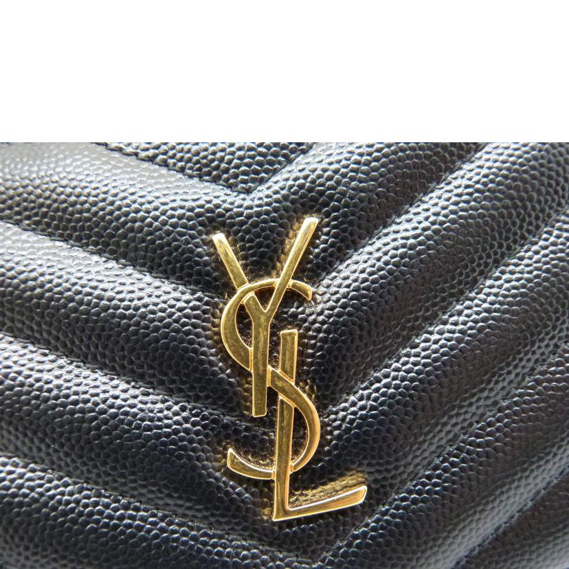 SAINT LAURENT サンローラン/2つ折り財布/575974 BOW01 1000//ABランク/03