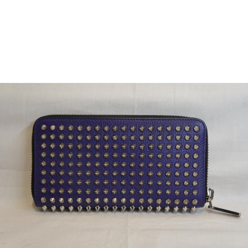 C.Louboutin ルブタン/スタッズラウンドZIP長財布//ABランク/92