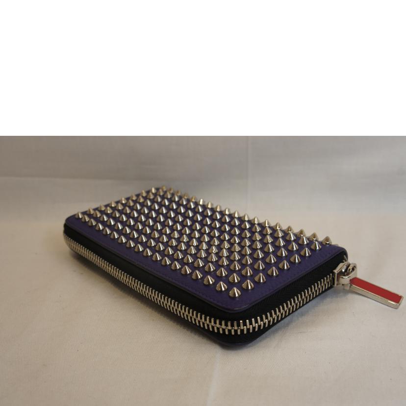 C.Louboutin ルブタン/スタッズラウンドZIP長財布//ABランク/92