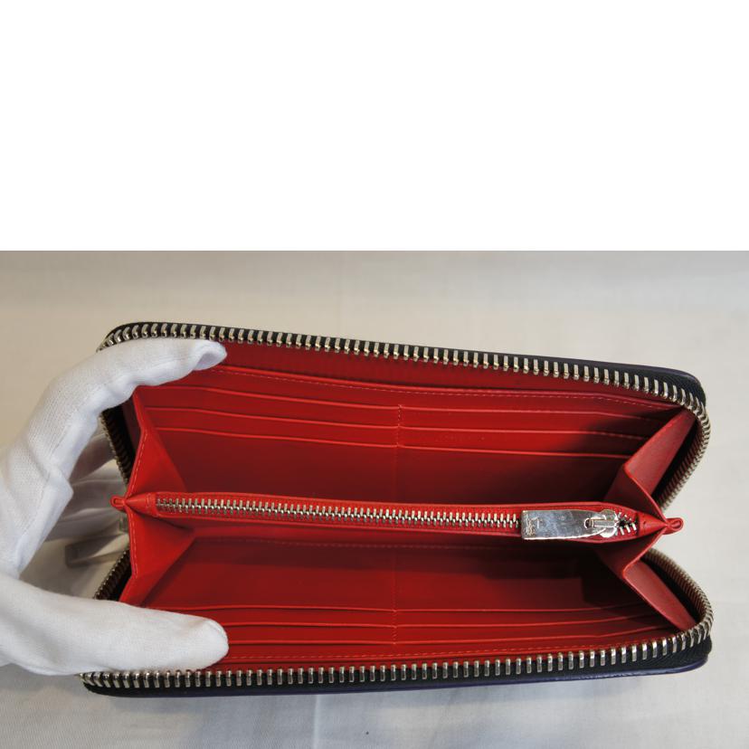 C.Louboutin ルブタン/スタッズラウンドZIP長財布//ABランク/92