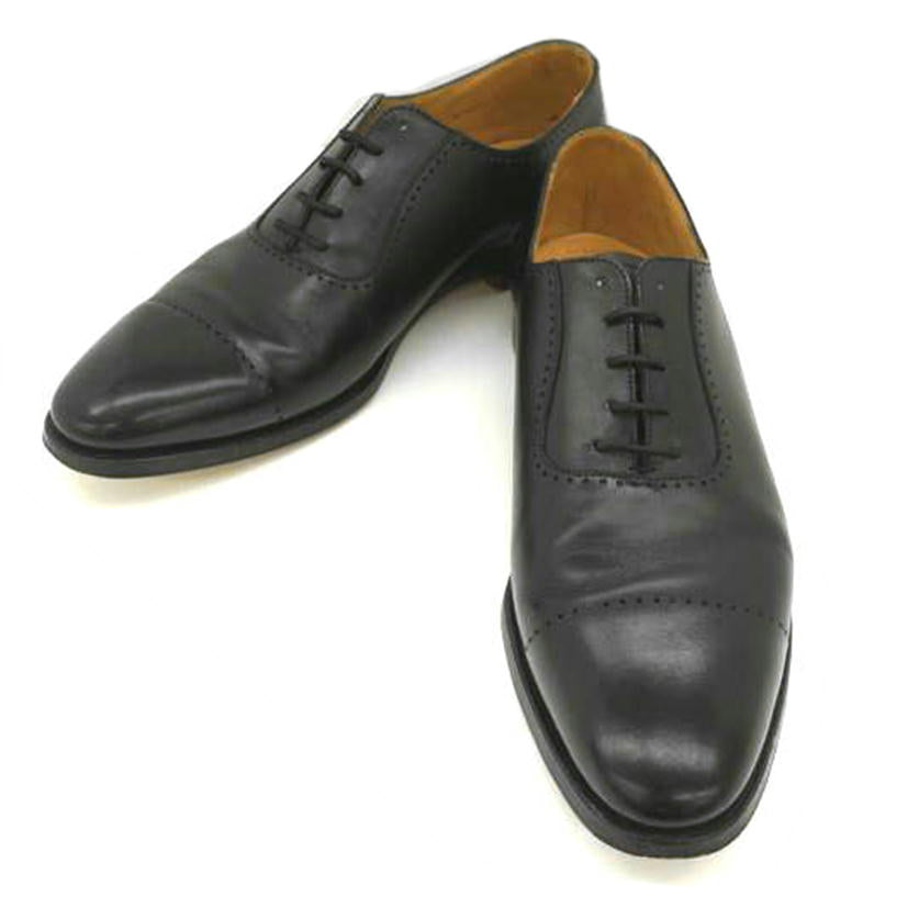 BROOKS BROTHERS PEAL&CO ブルックスブラザーズ ピール&カンパニー/パンチドキャップカーフシューズ BLK/31814//ABランク/09