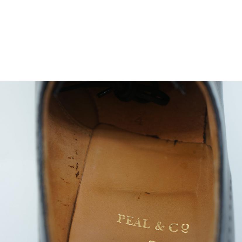 BROOKS BROTHERS PEAL&CO ブルックスブラザーズ ピール&カンパニー/パンチドキャップカーフシューズ BLK/31814//ABランク/09
