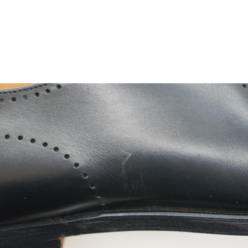 BROOKS BROTHERS PEAL&CO ブルックスブラザーズ ピール&カンパニー/パンチドキャップカーフシューズ BLK/31814//ABランク/09