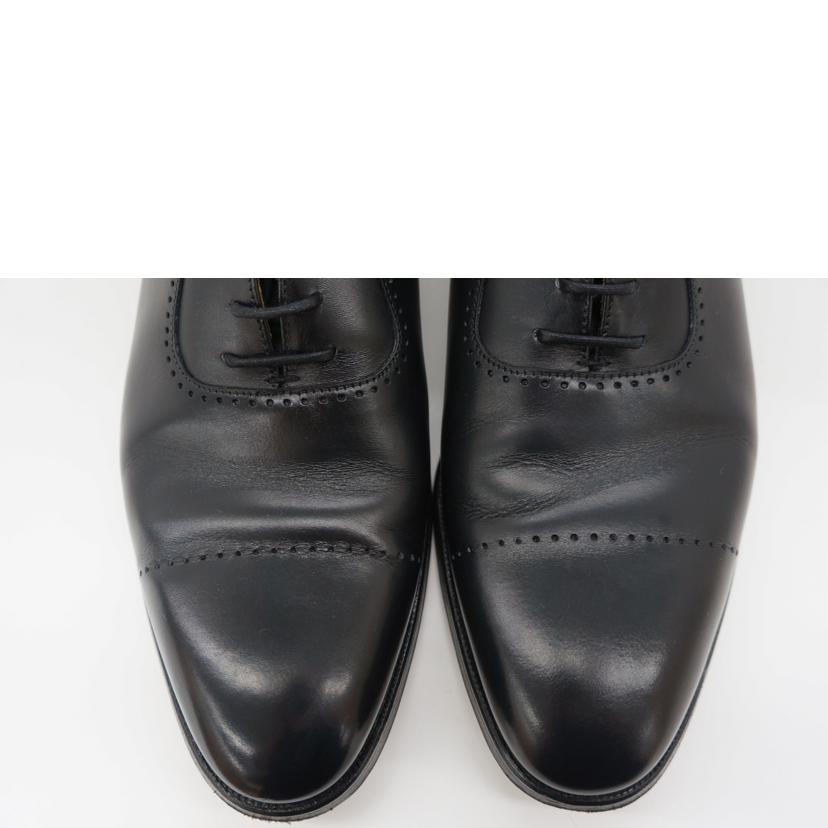 BROOKS BROTHERS PEAL&CO ブルックスブラザーズ ピール&カンパニー/パンチドキャップカーフシューズ BLK/31814//ABランク/09