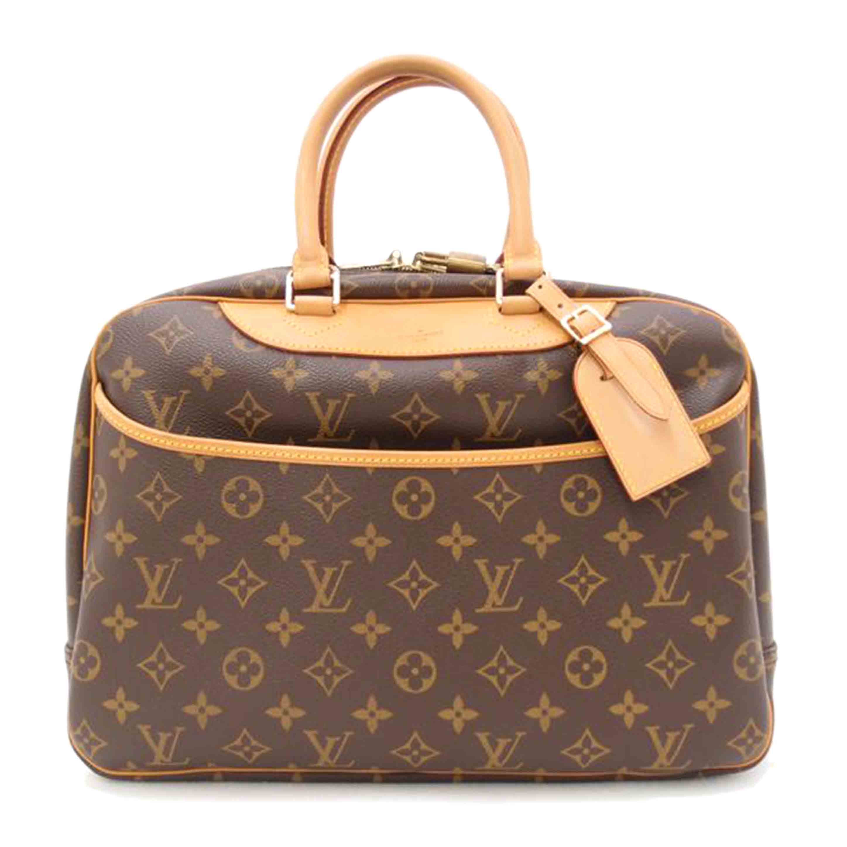 LOUIS VUITTON ルイヴィトン ルイ・ヴィトン ビトン ハンドバッグ トートバッグ ブラウン メンズ レディース 定番 人気 LV /ボーリング・ヴァニティ 旧ドーヴィル/モノグラム/M47270//MB0***/Aランク/69