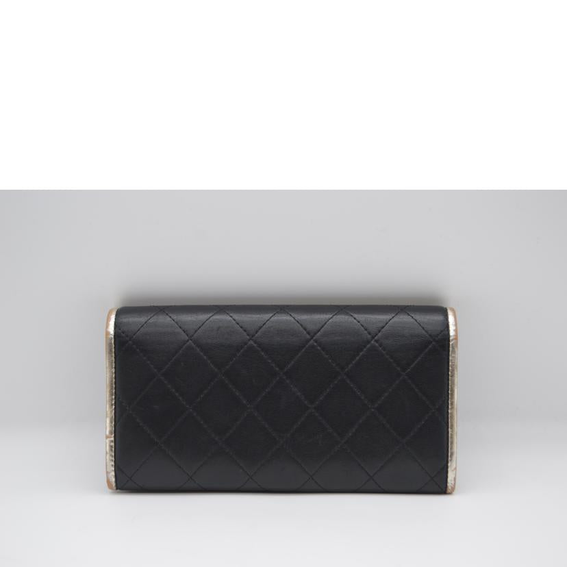 CHANEL シャネル/マトラッセラムスキンジップレザー長財布//22239494/Bランク/89