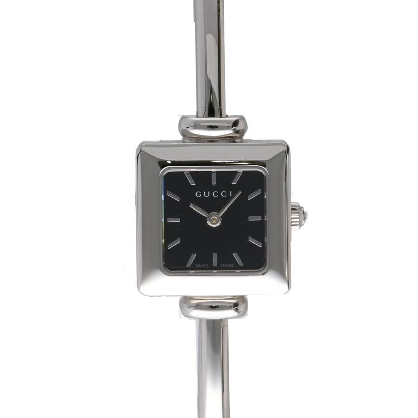 GUCCI グッチ/バングルウォッチ 黒文字盤/SS/クォーツ/1900L//165*****/ABランク/01