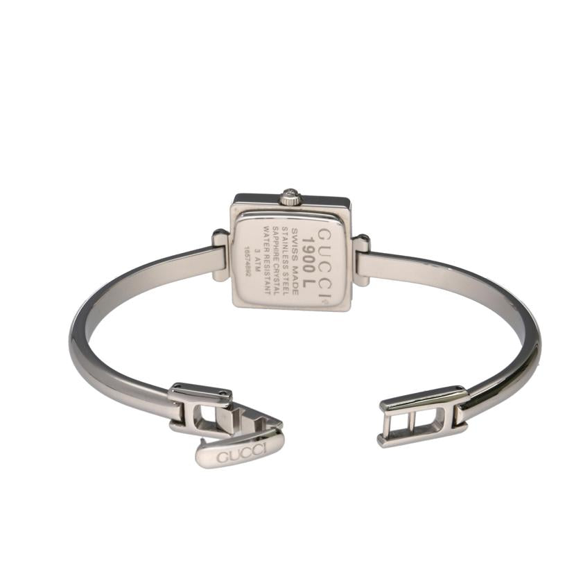 GUCCI グッチ/バングルウォッチ 黒文字盤/SS/クォーツ/1900L//165*****/ABランク/01