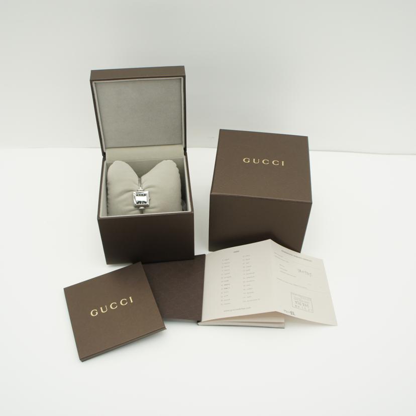 GUCCI グッチ/バングルウォッチ 黒文字盤/SS/クォーツ/1900L//165*****/ABランク/01