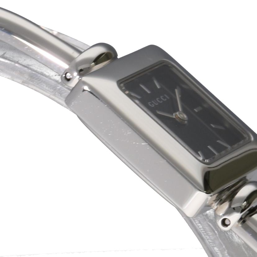 GUCCI グッチ/バングルウォッチ 黒文字盤/SS/クォーツ/1900L//165*****/ABランク/01