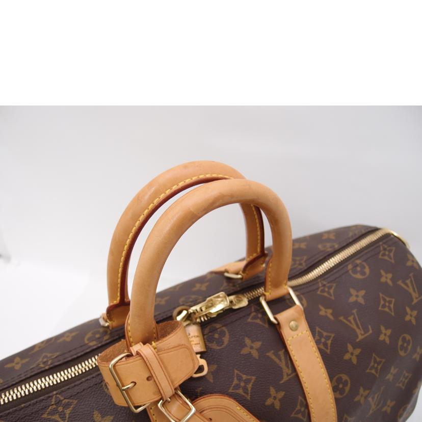LOUIS VUITTON ルイヴィトン ルイ・ヴィトン ビトン ショルダーバッグ ハンドバッグ トートバッグ ボストンバッグ トラベルバッグ 2wayバッグ ブラウン メンズ レディース 定番 人気 LV 斜め掛け 肩がけ/キーポル・バンドリエール 45/モノグラム/M41418//FL0***/Aランク/69