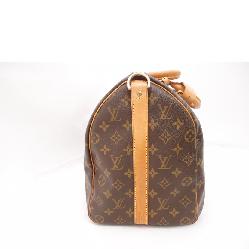 LOUIS VUITTON ルイヴィトン ルイ・ヴィトン ビトン ショルダーバッグ ハンドバッグ トートバッグ ボストンバッグ トラベルバッグ 2wayバッグ ブラウン メンズ レディース 定番 人気 LV 斜め掛け 肩がけ/キーポル・バンドリエール 45/モノグラム/M41418//FL0***/Aランク/69