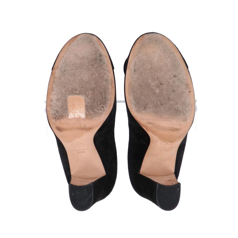 CHANEL シャネル/カメリアスエードパンプス//ABランク/75