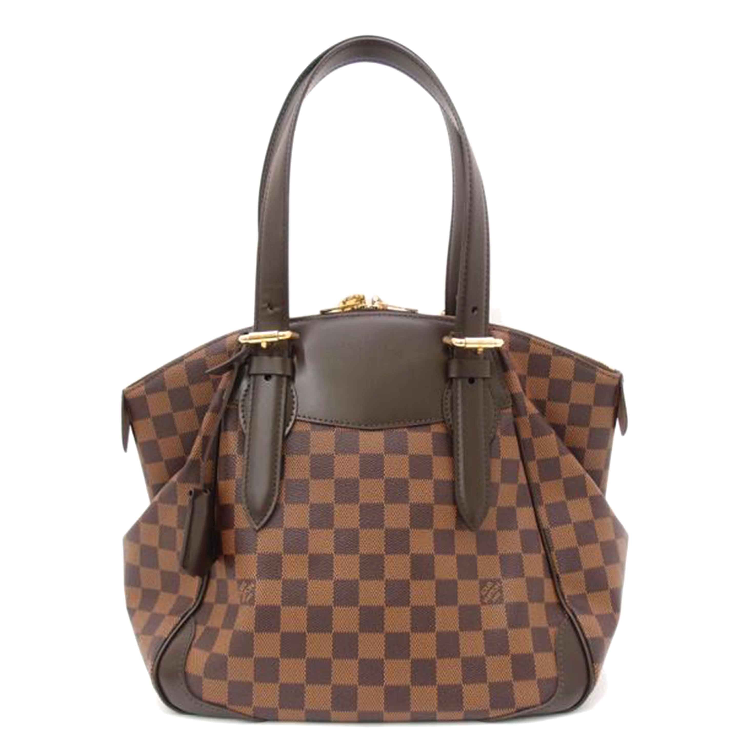 LOUIS VUITTON ルイヴィトン 市松模様 肩掛け レディース/ヴェローナMM/ダミエ・エベヌ/N41118//DU3137/SAランク/69