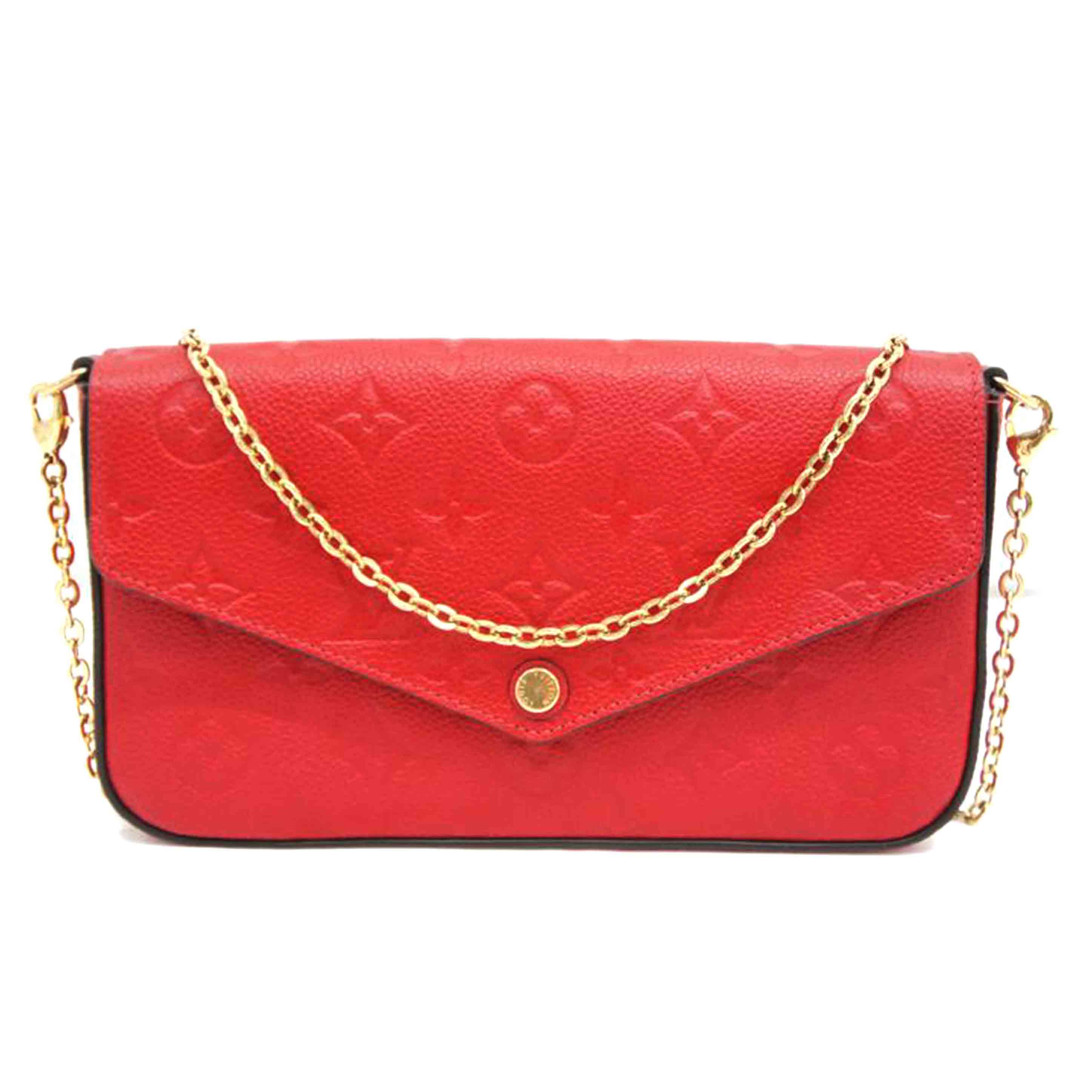 LV ルイ・ヴィトン/ ポシェットフェルシー/アンプラント/スカーレットレッド/M63700//SP3***/Aランク/05