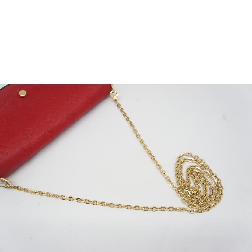 LV ルイ・ヴィトン/ ポシェットフェルシー/アンプラント/スカーレットレッド/M63700//SP3***/Aランク/05