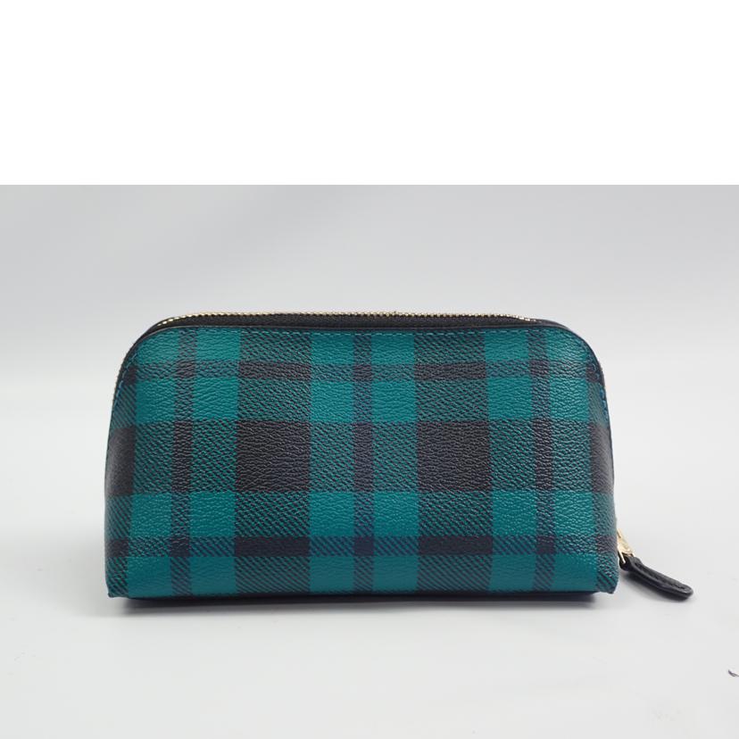 COACH COACH/ライリーブラッドチェックポーチ/F55991//G1681/Aランク/62