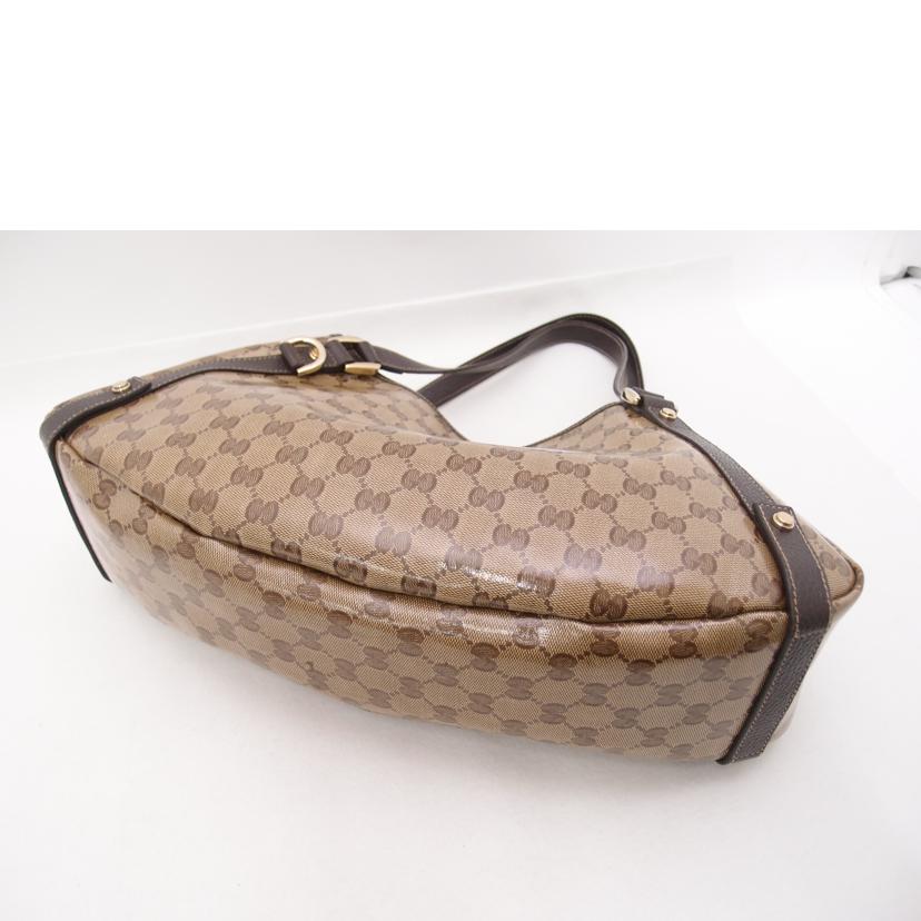 GUCCI グッチ 茶 トートバック ショルダーバッグ 肩掛け レディース/アビーGGクリスタルトート/ブラウン/293578//493***/Aランク/69