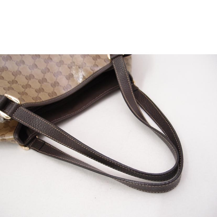 GUCCI グッチ 茶 トートバック ショルダーバッグ 肩掛け レディース/アビーGGクリスタルトート/ブラウン/293578//493***/Aランク/69