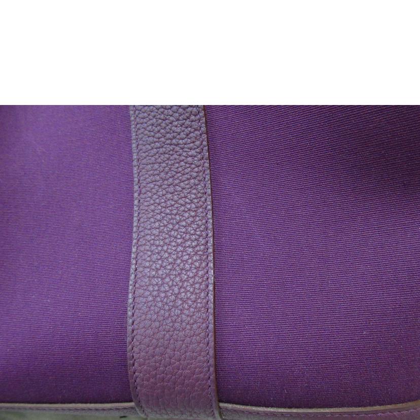 HERMES/ガーデンパーティーPM/キャンバス×レザー//TK□P/ABランク/63