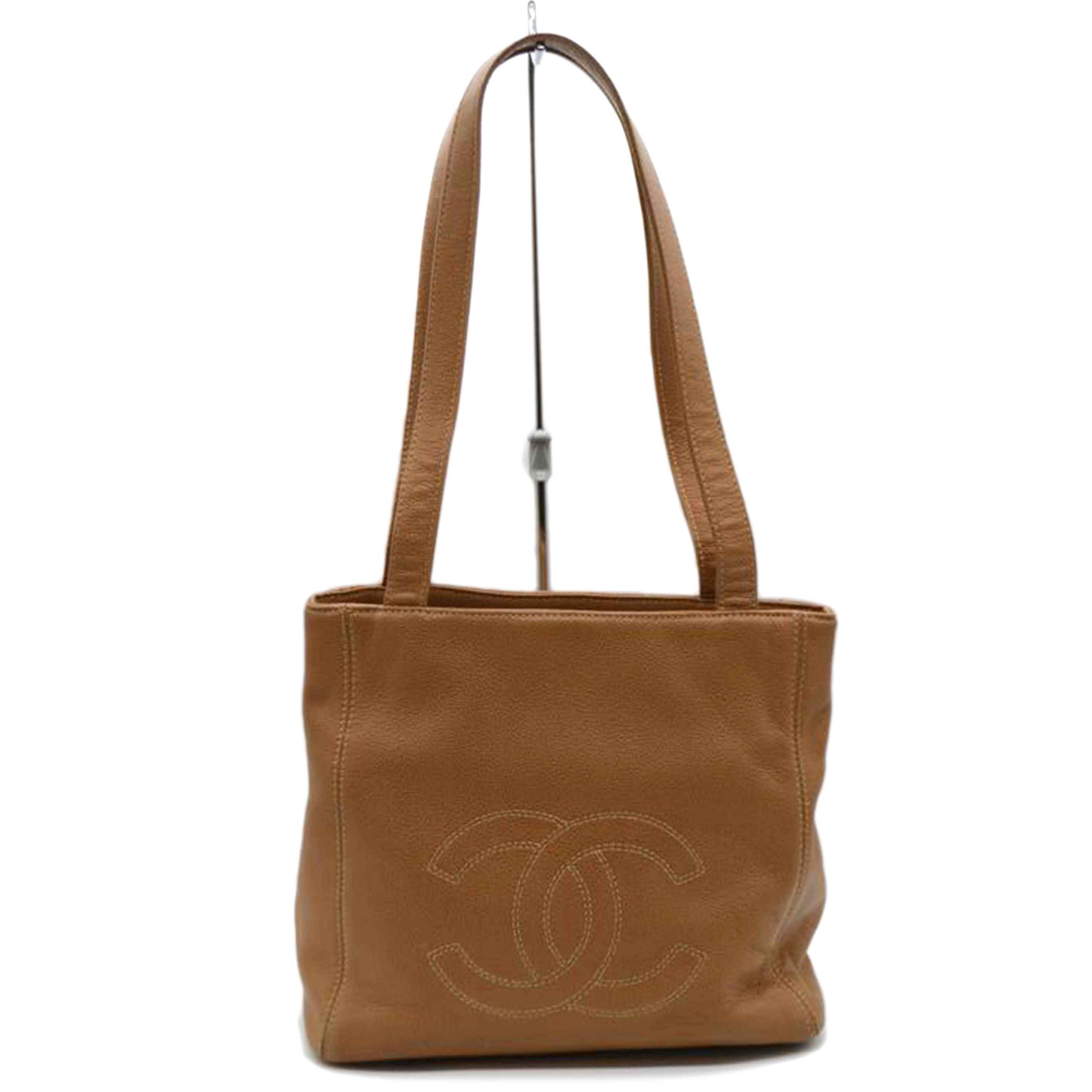 CHANEL シャネル/ココマークキャビアスキンショルダーレザートート//5418942/Bランク/89