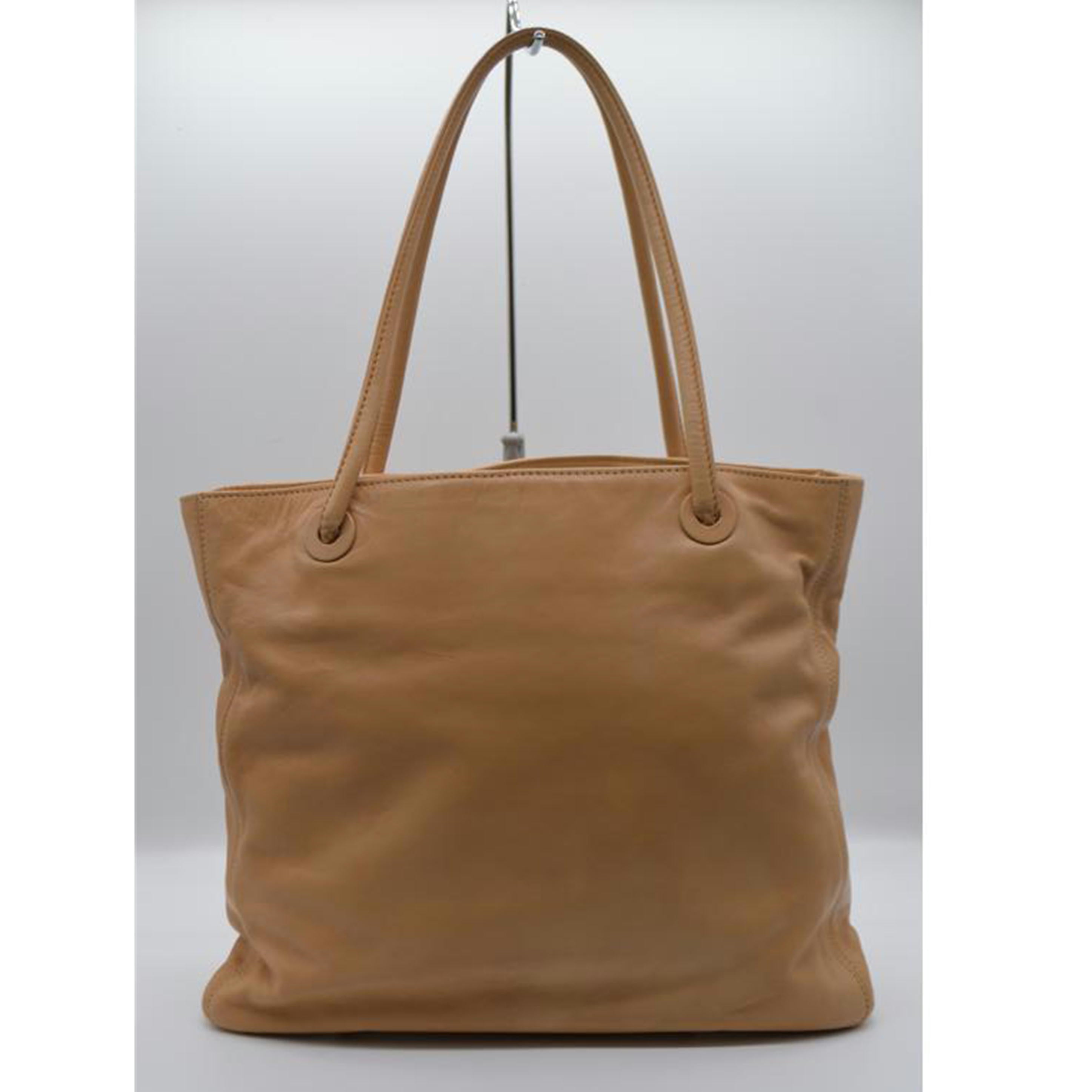 CHANEL シャネル/ココマークソフトカーフレザートート/ブラウン//5314160/Bランク/89