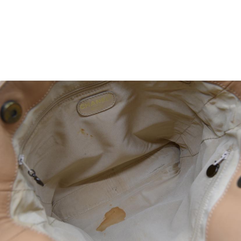 CHANEL シャネル/ココマークソフトカーフレザートート/ブラウン//5314160/Bランク/89