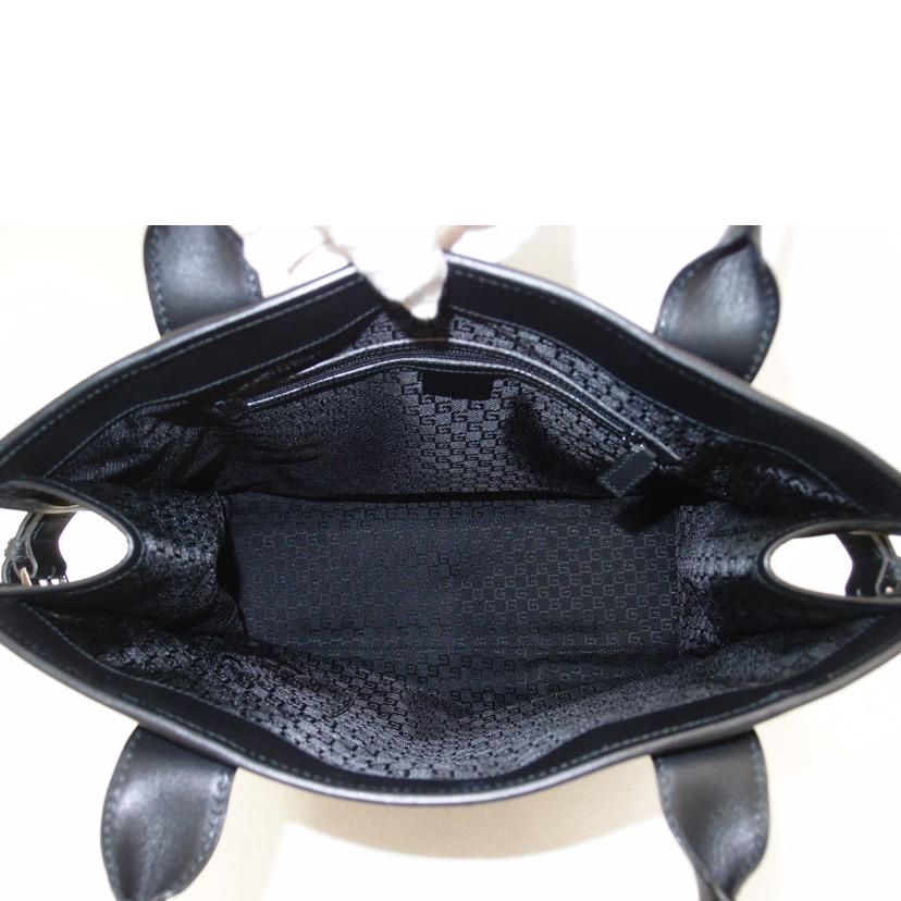 GUCCI グッチ ビジネスバック ハンドバッグ トートバッグ 黒 A4対応 メンズ レディース/ナイロンレザートート/ブラック/115517//214***/Aランク/69