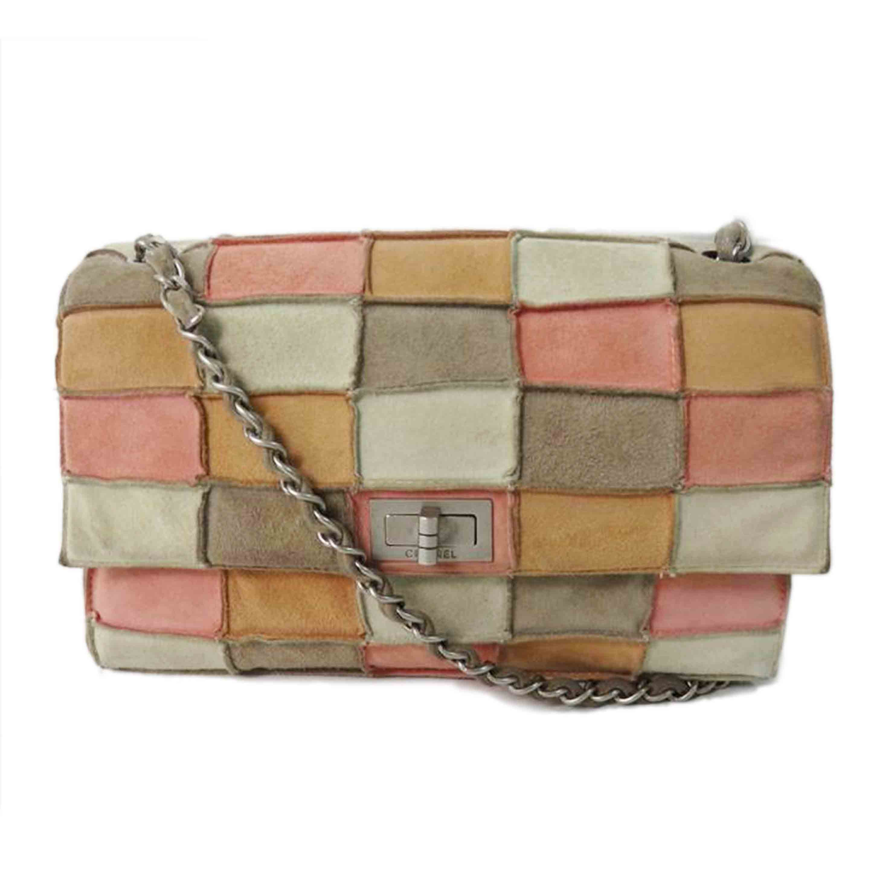 CHANEL シャネル/2.55/パッチワークチェーンショルダーバッグ/スエード/A14528//580****/Bランク/84