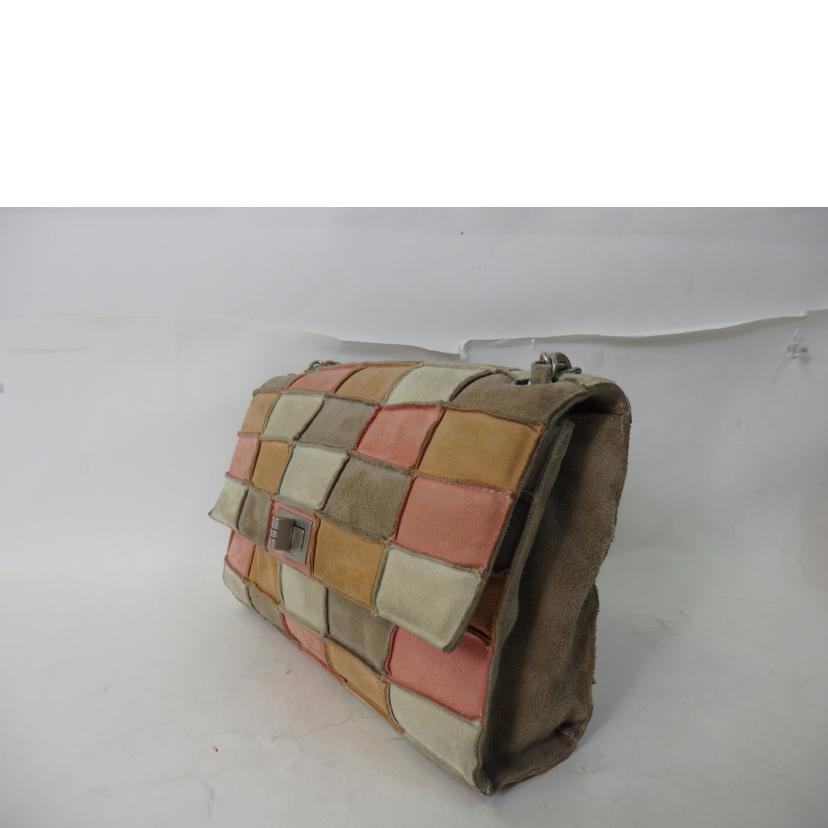 CHANEL シャネル/2.55/パッチワークチェーンショルダーバッグ/スエード/A14528//580****/Bランク/84