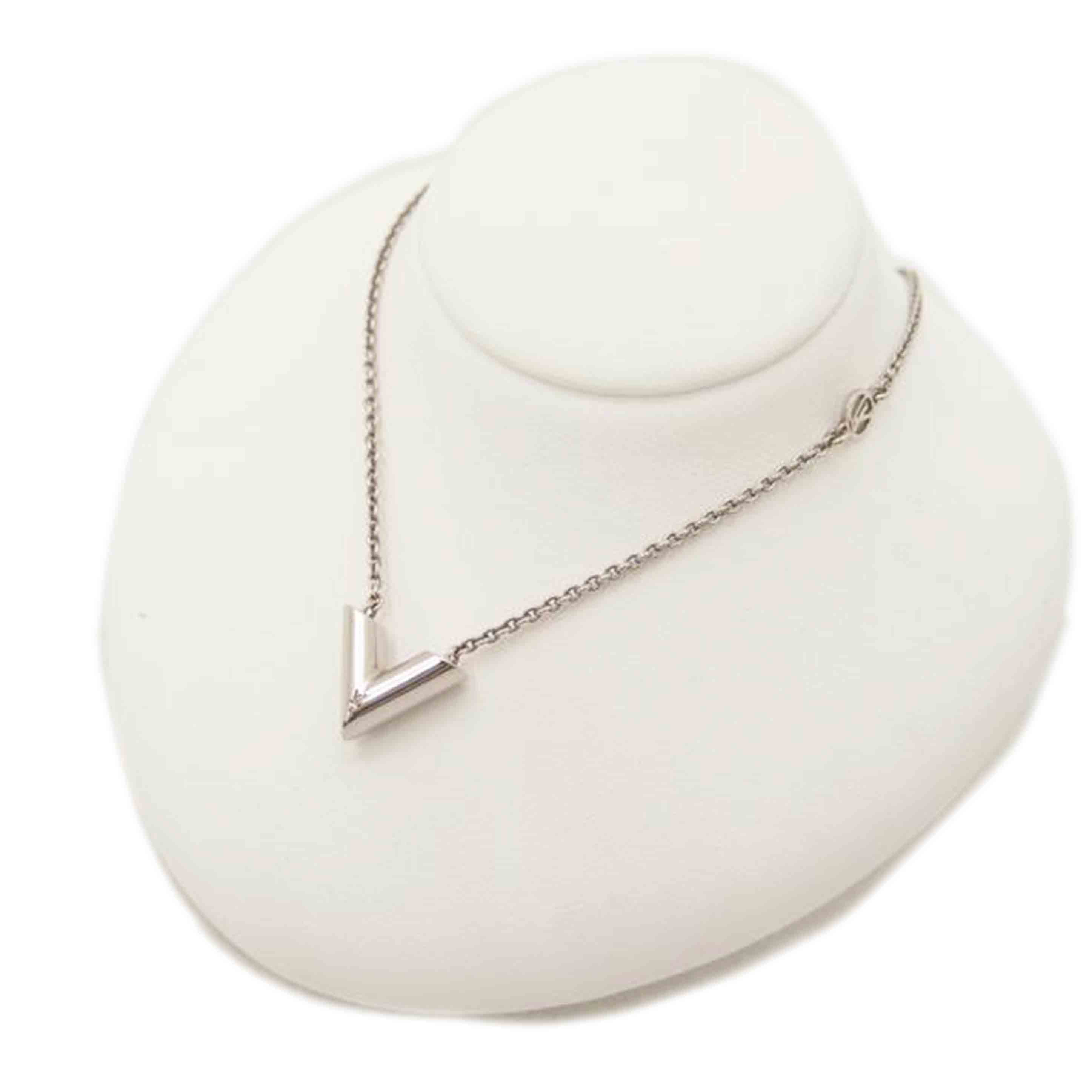 LOUIS VUITTON ルイヴィトン ペンダント アクセサリー ジュエリー /エッセンシャルV・ネックレス/45cm/シルバー/M63197//LE1252/ABランク/69