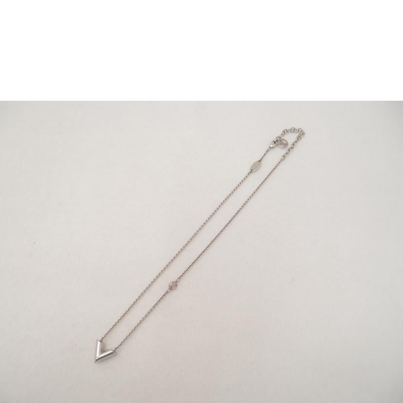 LOUIS VUITTON ルイヴィトン ペンダント アクセサリー ジュエリー /エッセンシャルV・ネックレス/45cm/シルバー/M63197//LE1252/ABランク/69