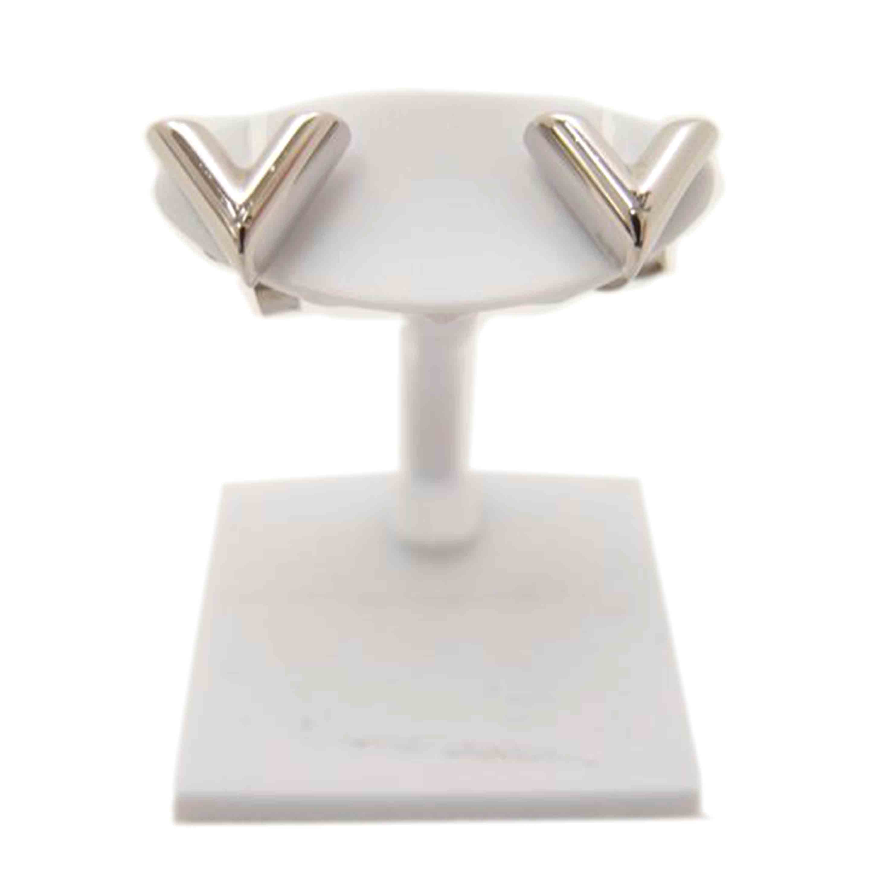 LOUIS VUITTON ルイヴィトン ビトン ジュエリー メッキ/エッセンシャルVピアス/シルバー/M63208//LE2242/Aランク/69