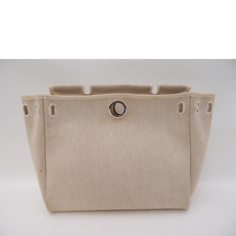 HERMES エルメス ハンド ショルダー 2WAY 肩掛け 替えバック 白×紺/エールバックPM/トワルオフィシェ//E刻印(2001)/ABランク/69