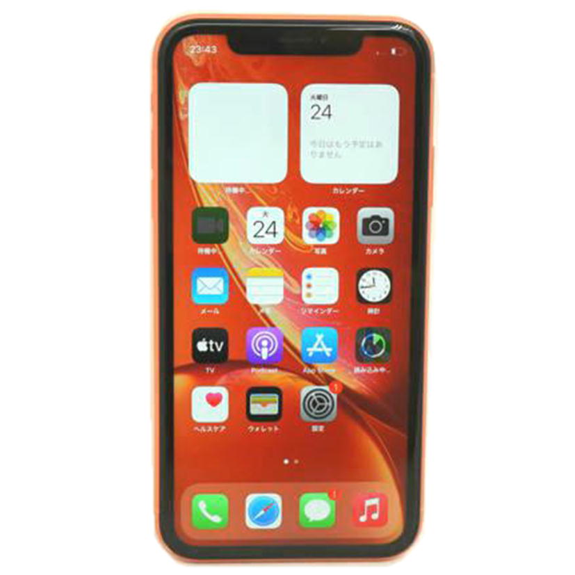 apple アップル/iPhone XR 64GB/MT0A2J/A//G0NXRHLHKXL7/BCランク/09